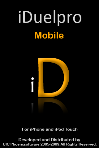 iDuelpro Mobile 3.0 splash screen